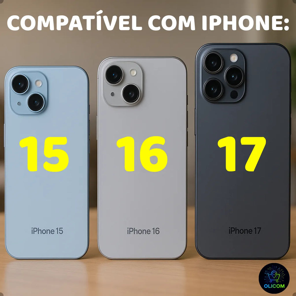 Carregador Turbo Tipo C 30w Para Iphone 15 16 17 Pro Max Branco