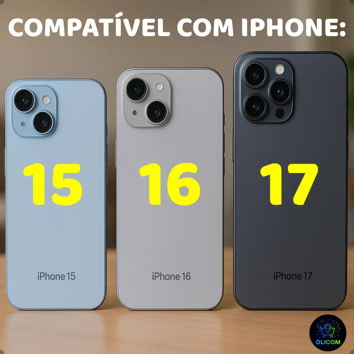 Carregador Turbo Tipo C 30w Para Iphone 15 16 17 Pro Max Branco