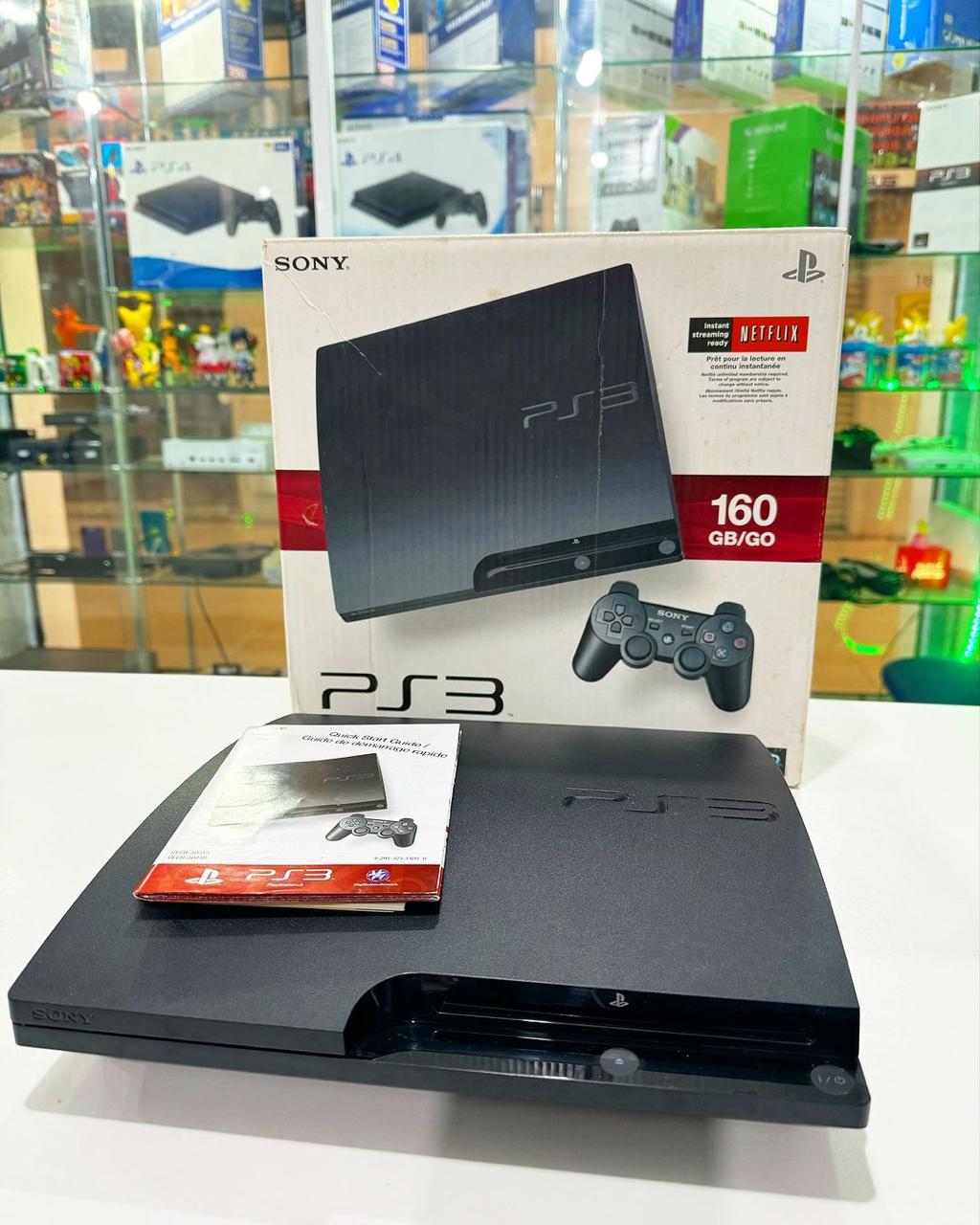 Sony PlayStation 3 Slim Hd500gb 250GB Standard cor charcoal black
